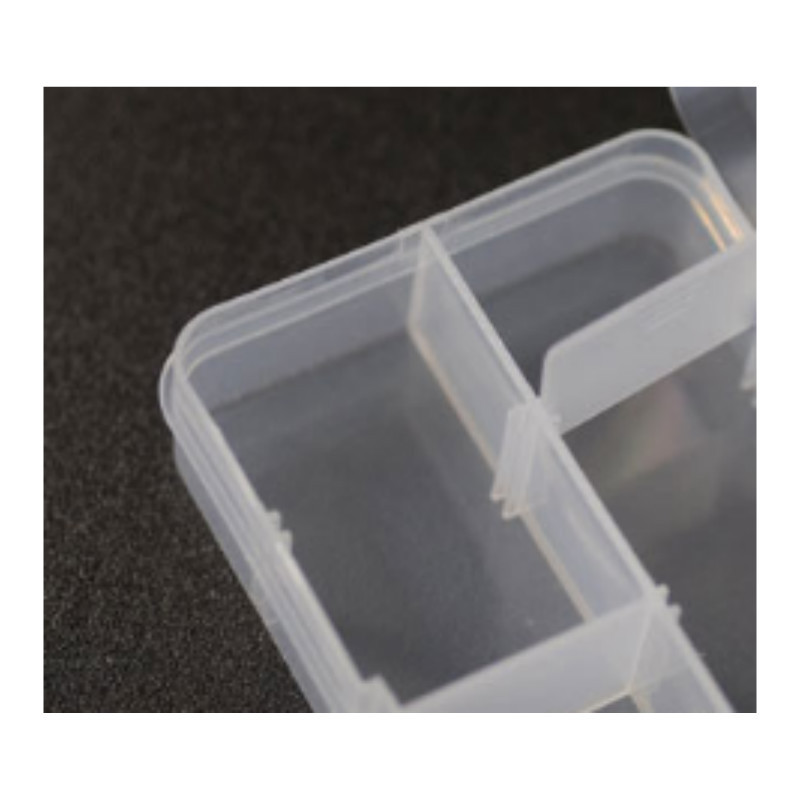 PantP G-130 PP透明零件盒13×7×2.5cm(10分隔)