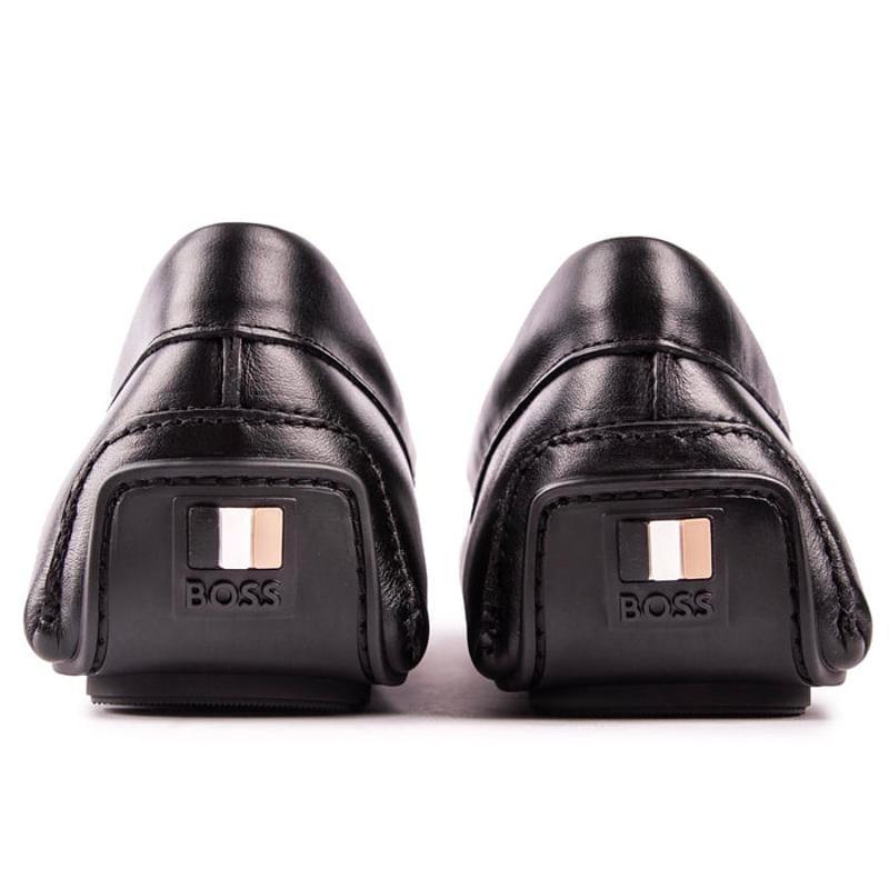 雨果博斯(hugo boss) noel 男士运动休闲鞋乐福鞋皮革舒适透气一脚蹬