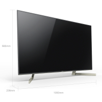 索尼(SONY)KD-49X9000F 49英寸 4K超高清 明锐动态技术让运动画面更清晰 安卓7.0让电视更智能