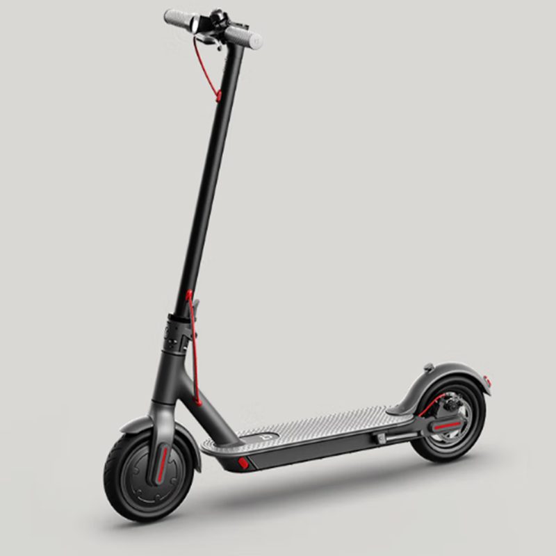 怡口ecowater小米米家电动滑板车1s男女成人滑板车黑色