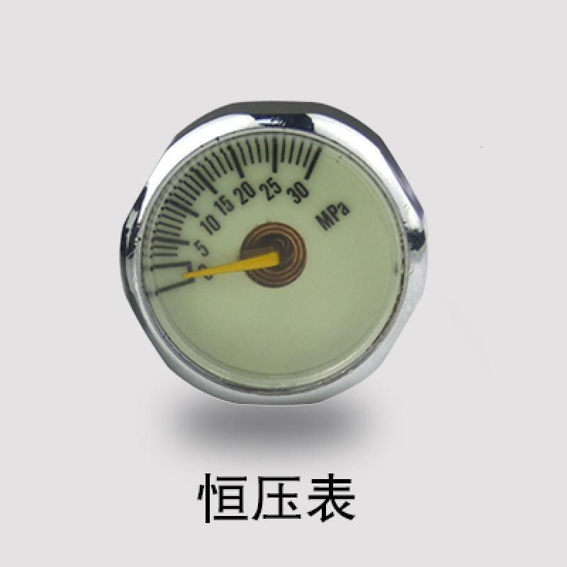 进口恒压表30mpa压力表高压气压表小表夜光表恒压阀40map双表