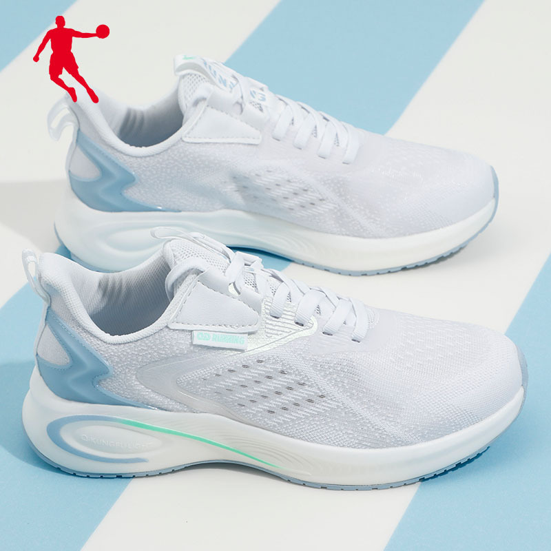 乔丹跑步鞋男鞋2023春季新款网面透气官方正品休闲鞋子男士运动鞋