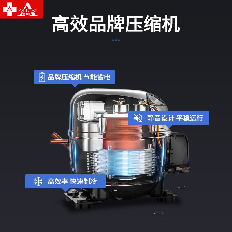埃利斯(AILISI)1.5米 落地直角商用蛋糕柜展示柜冷藏玻璃陈列柜水果寿司保鲜熟食柜超市柜鸭脖立式冷藏柜冷冻保鲜柜高清大图