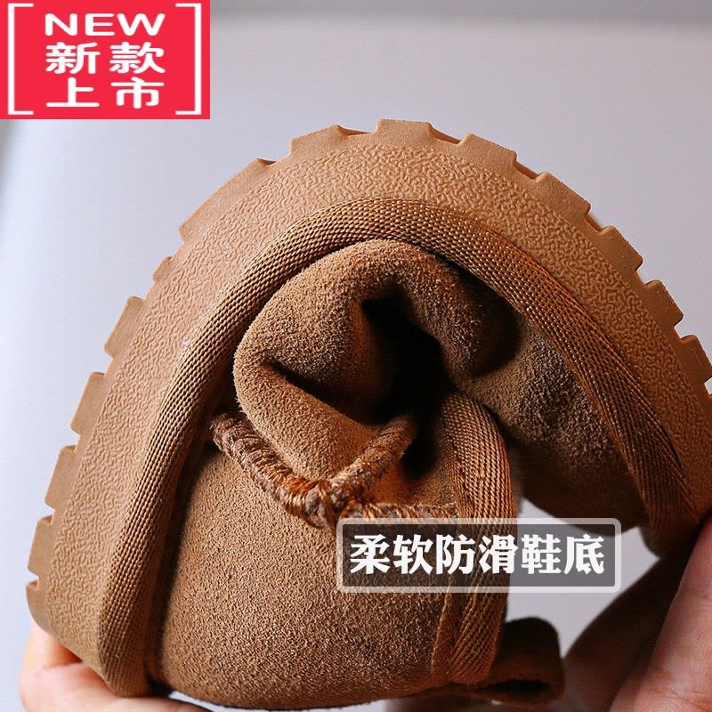 可莉允冬季儿童保暖棉鞋男童雪地靴女童靴子小童鞋防滑防水宝宝鞋子图片