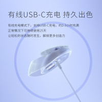 雷柏Ralemo Air1 紫色乐萌鼠标无线充电多模式鼠标