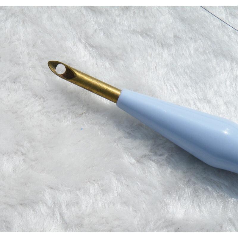 毛线针掇花针绣花diy套装工具刺绣针加粗铜管生活日用 一套 内径4mm粗