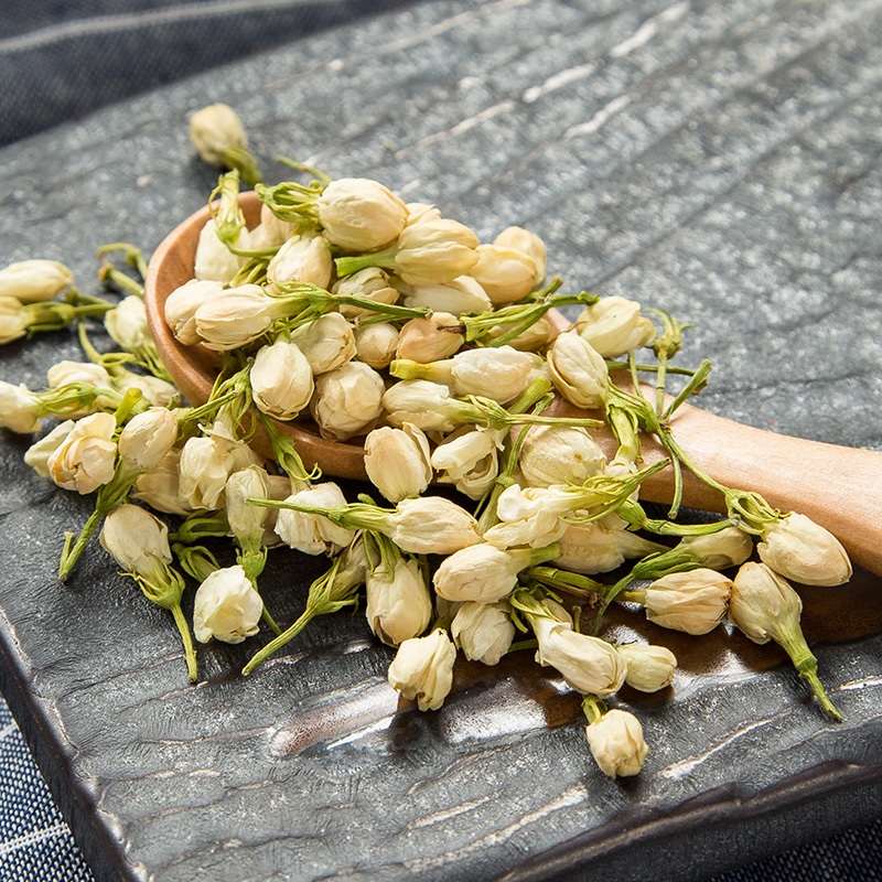 康乐满院 茉莉花茶50g/瓶 清香型 茉莉花苞 花干泡水 茉莉香珠 新茶茶叶 养生茶饮