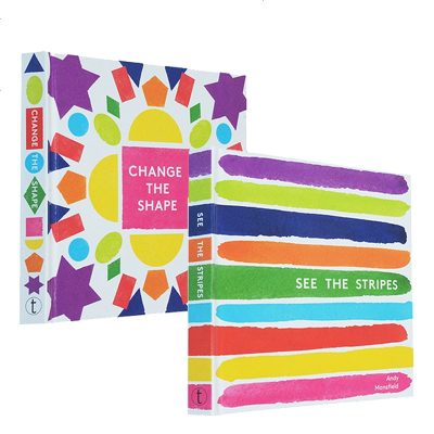 Steam Andy Mansfield 2册聪明小孩玩出来条纹大发现形状变变变英文翻翻折叠立体操作书see 摘要书评在线阅读 苏宁易购图书