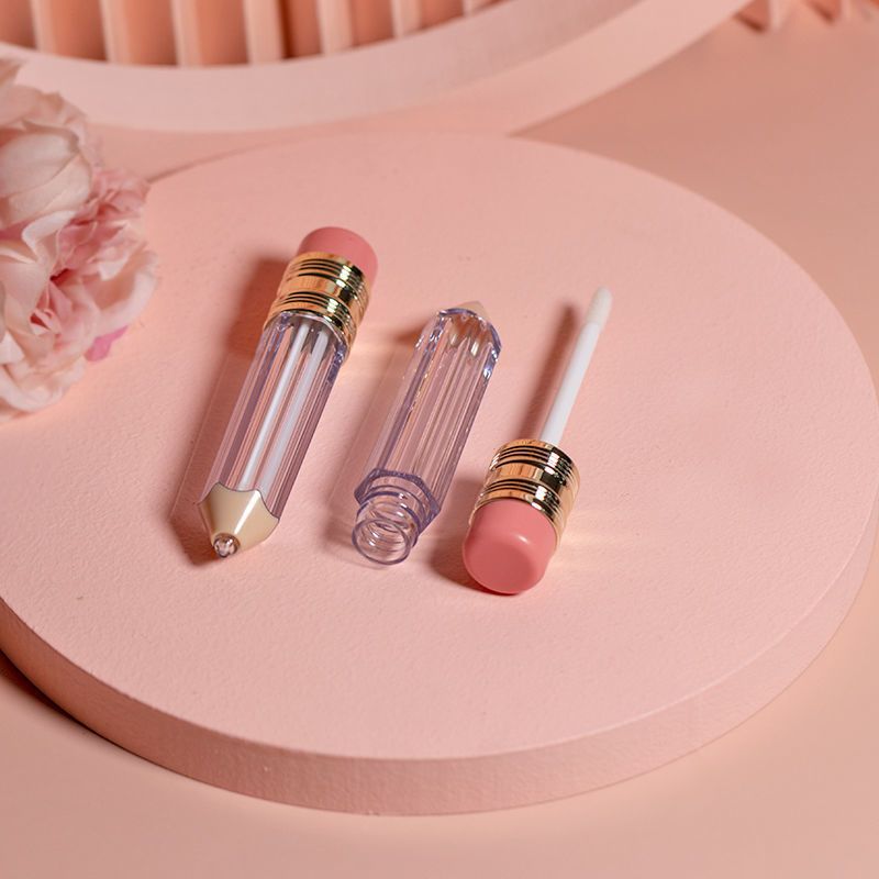 唇釉管空管包材diy手工制作唇釉唇彩壳子黑色渐变5支