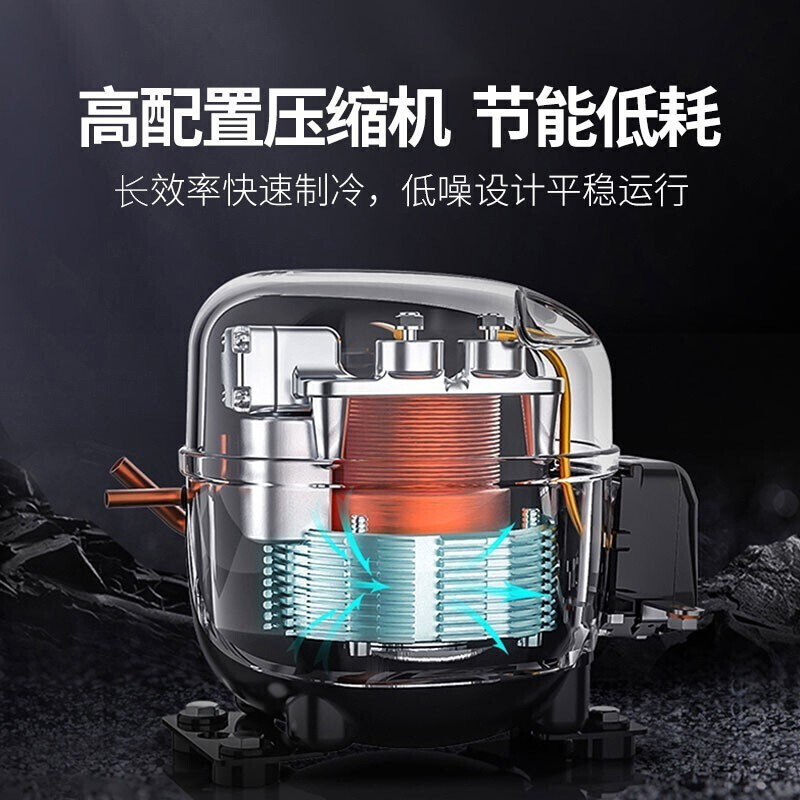 猛世 保鲜工作台操作台 卧式冰箱冷冻冷藏冰柜 不锈钢奶茶店设备全套商用平台柜水吧1.8*0.6*0.8米 双温