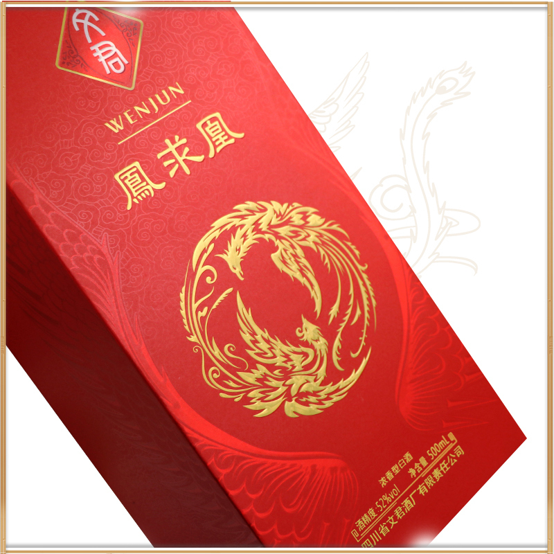 文君酒 白酒 凤求凰52度 浓香型 500ml*6整箱装 宴请送礼收藏剑南春集团