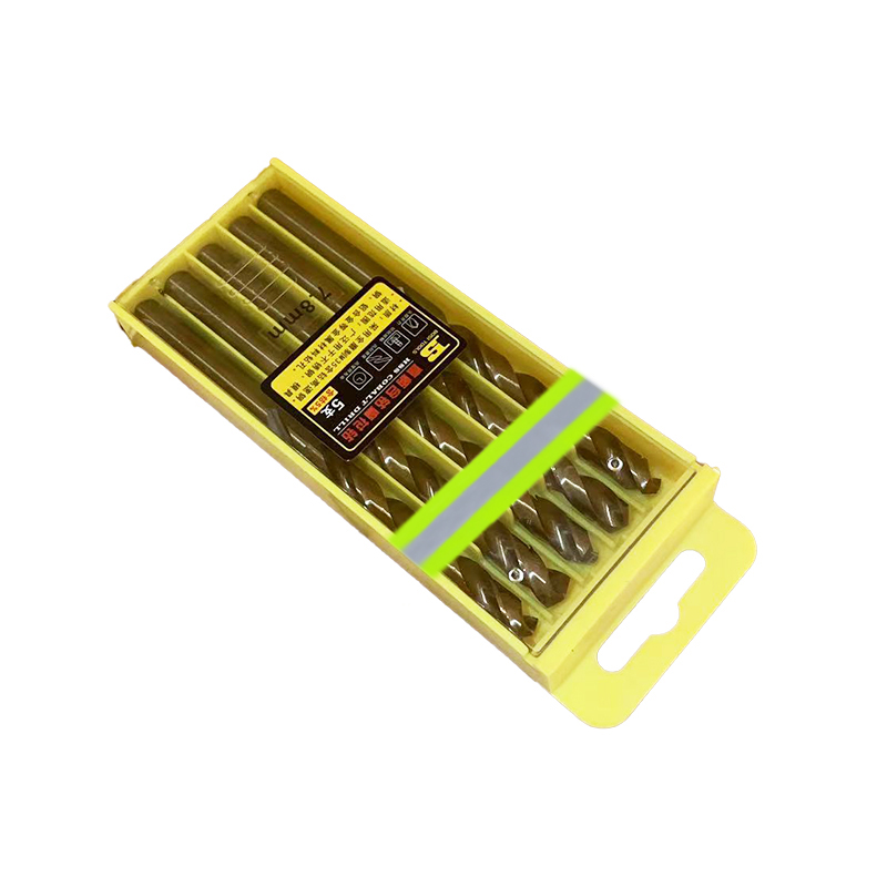 波斯(BOSI) 荧光系列直柄含钴麻花钻 7.8mm/5支 盒高清大图