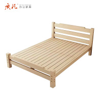 质凡实木床简约出租房单人床