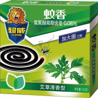 超威微烟蚊香艾草植物加大盘<清香型>10单盘