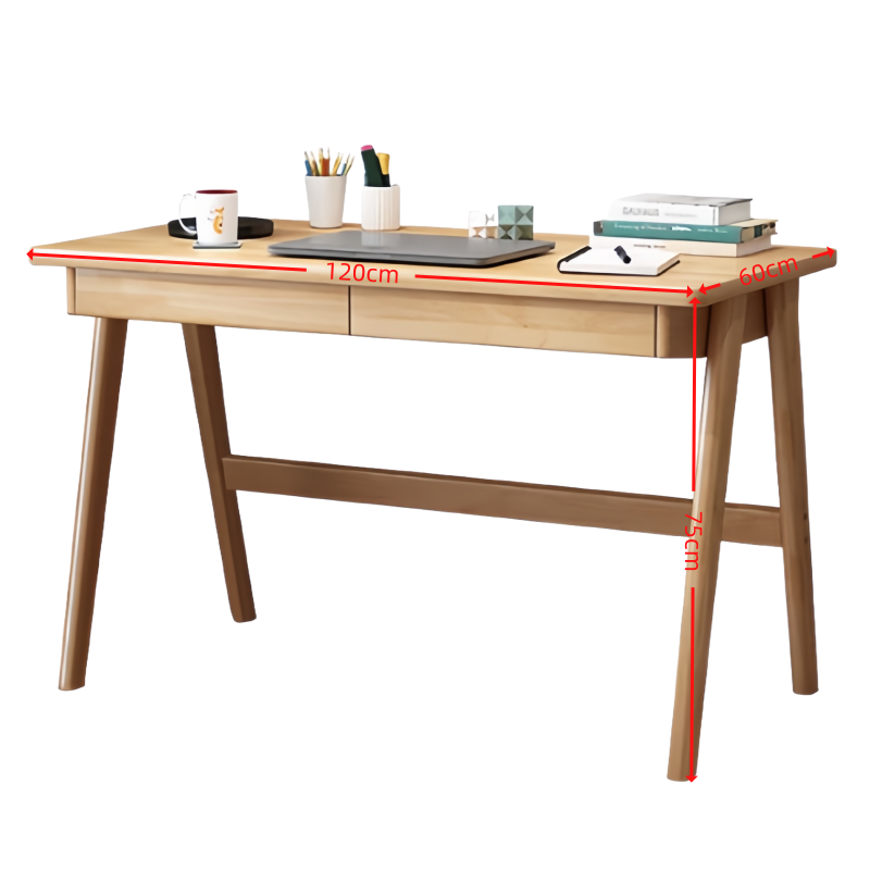 芙首泰木质学习桌椅1200*600*750mm(1桌1椅)套高清大图