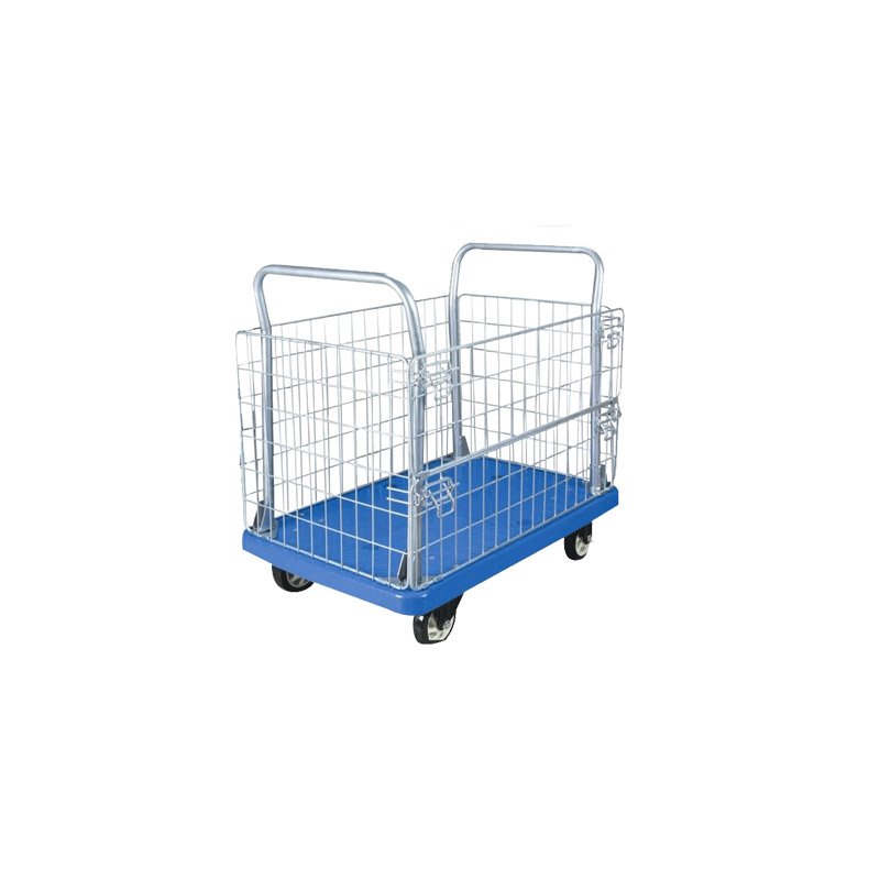 苏识 WWG-60 60*90cm通花轮 网格平板手推车 (计价单位:辆) 蓝色高清大图