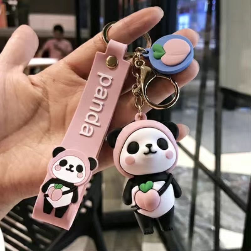 创意网红钥匙扣包包挂件卡通公仔情侣可爱ins链匙链