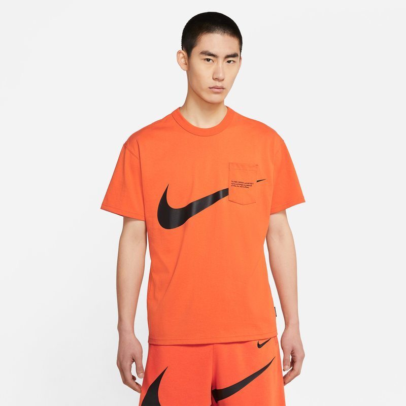 nike耐克官方sportswear swoosh男子口袋运动t恤宽松纯棉针织dj6297