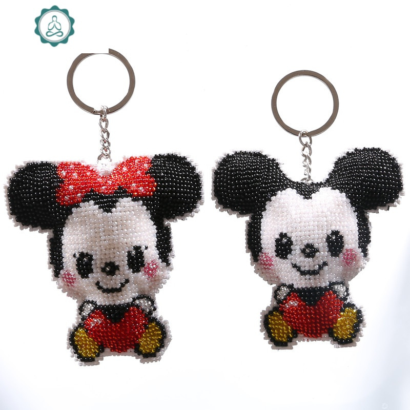 2019新款十字绣米老鼠米奇钥匙扣小件挂件挂十字绣