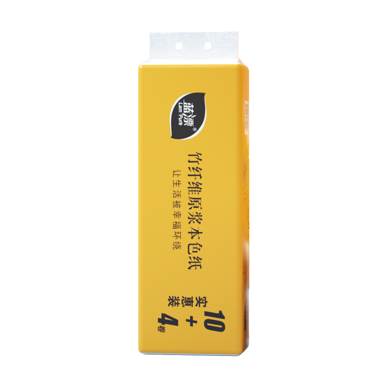 蓝漂 LP-20531本色扁卷纸14卷装*3提高清大图