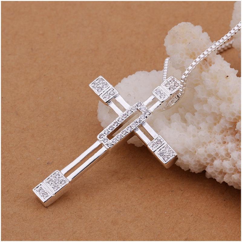 N344 Women Silver Necklace 镀925纯银女项链日韩版锁骨链潮人送女朋友七夕情人节礼物