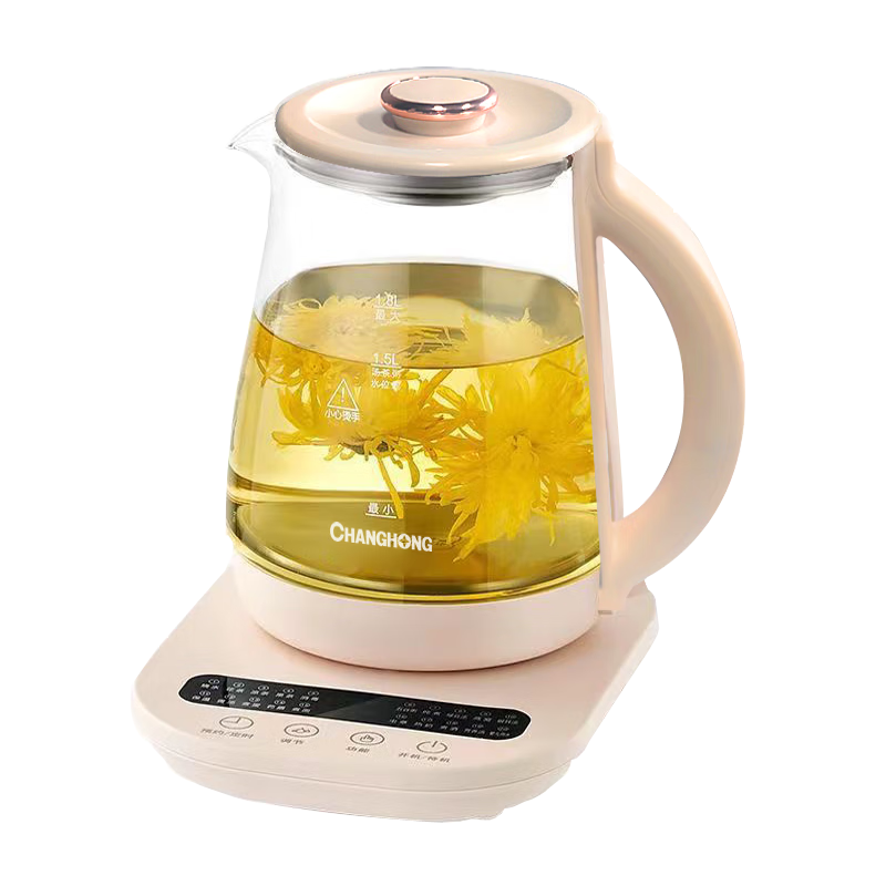 长虹 CHG-18DC5 养生壶 迷你玻璃花茶壶 1.8L