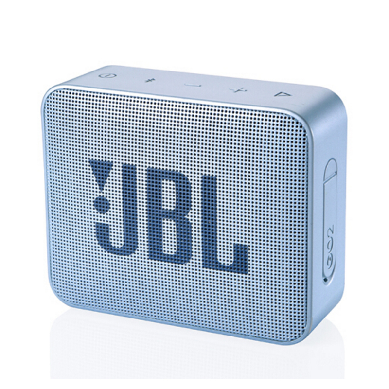 JBL GO2 音乐金砖二代 蓝牙音箱 低音炮 户外便携音响 迷你小音箱 可免提通话 防水设计 湖冰蓝