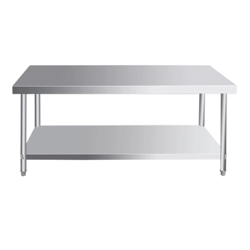 盛铁达 双层不锈钢工作台150*60*80cm STD-CJ003 台高清大图