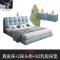 床 现代简约双人床真皮床北欧小户型榻榻米床1.8米婚床储物床主卧