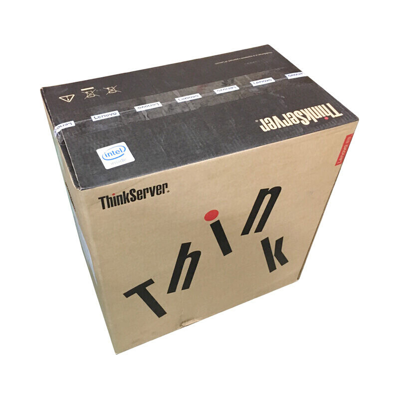 联想服务器主机ThinkServer TS250 E3-1225V6 8G内存 1T sata*2 DVD 单电源 键鼠