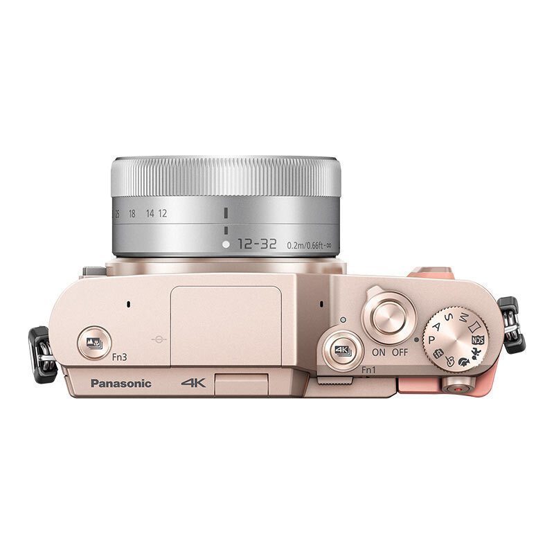 松下(Panasonic) DC-GF10K(12-32) 套机 微单相机 单镜头套装 1600万像素 粉色