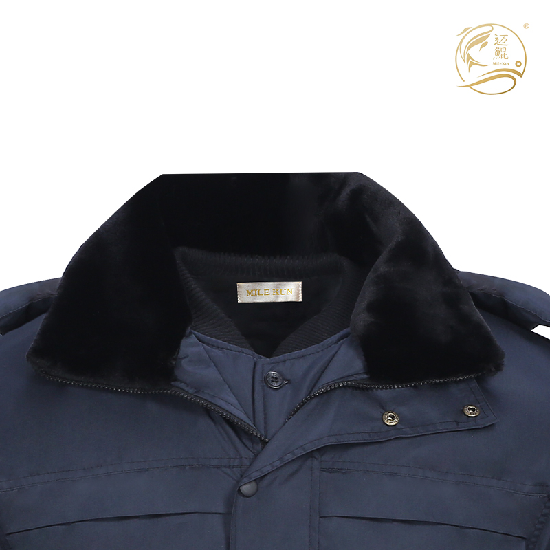 迈鲲 防寒保暖多功能棉大衣防泼水层带帽子高清大图