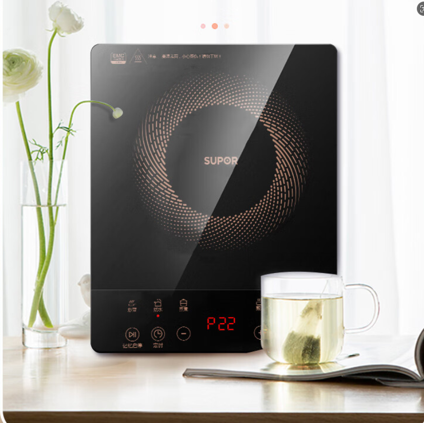 苏泊尔(SUPOR) C22-IJ59E家用电磁炉2200W 大功率智能触控电磁灶