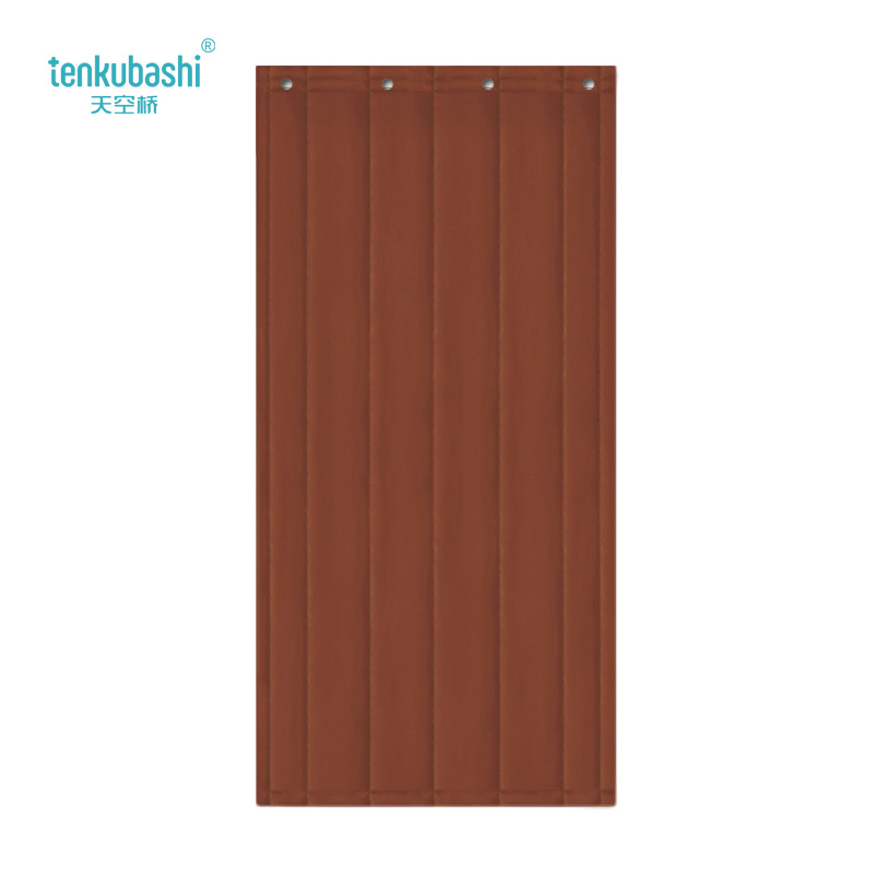 天空桥 棉门帘 MML-41咖啡色无窗口二层棉 平方米高清大图