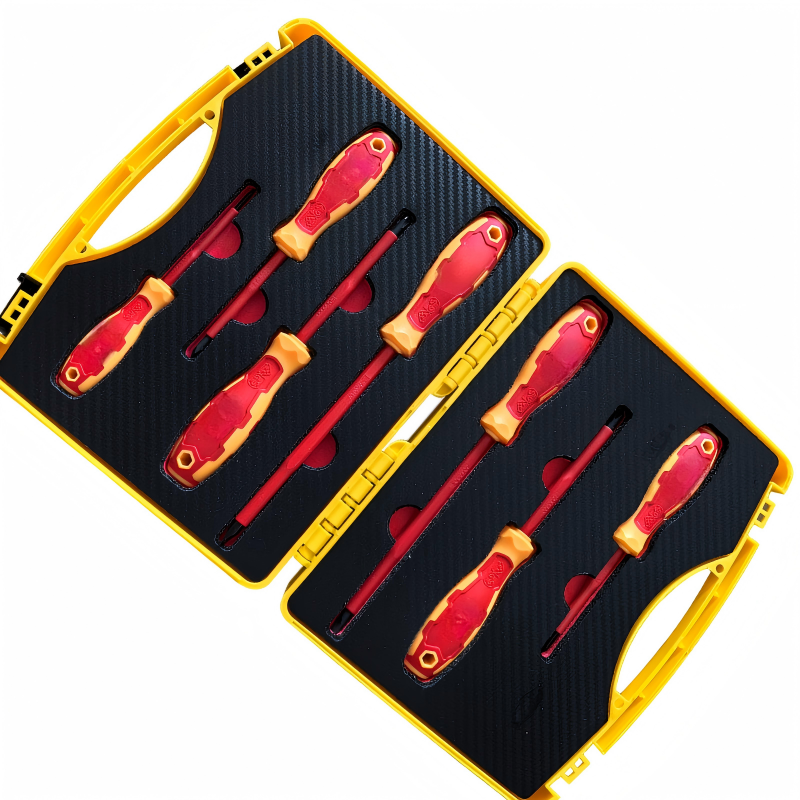 优诗提念YSTN-SDZH101VDE绝缘手动工具7件套(计价单位:套)红黄色高清大图