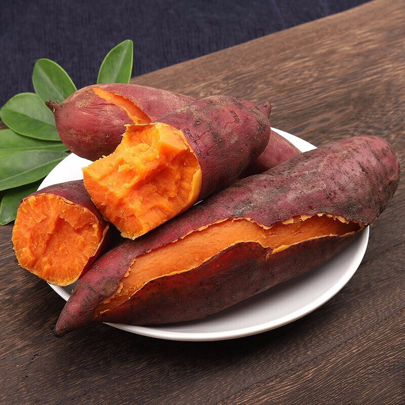 鲜木福建六鳌地瓜蜜薯生鲜蔬菜软糯香甜农家自种地瓜红心地瓜净重359