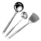 炊大皇 巧力不锈钢三件套CK84064 锅铲+汤勺+漏勺