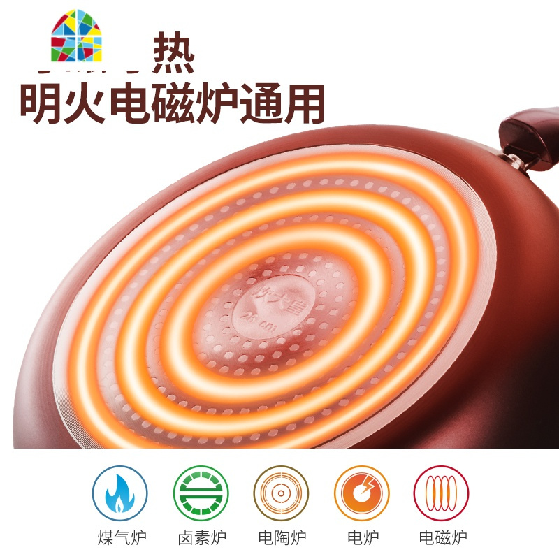 套装锅具组合不粘锅四件套装锅具炒锅煎锅汤奶锅送礼套装 FENGHOU套锅