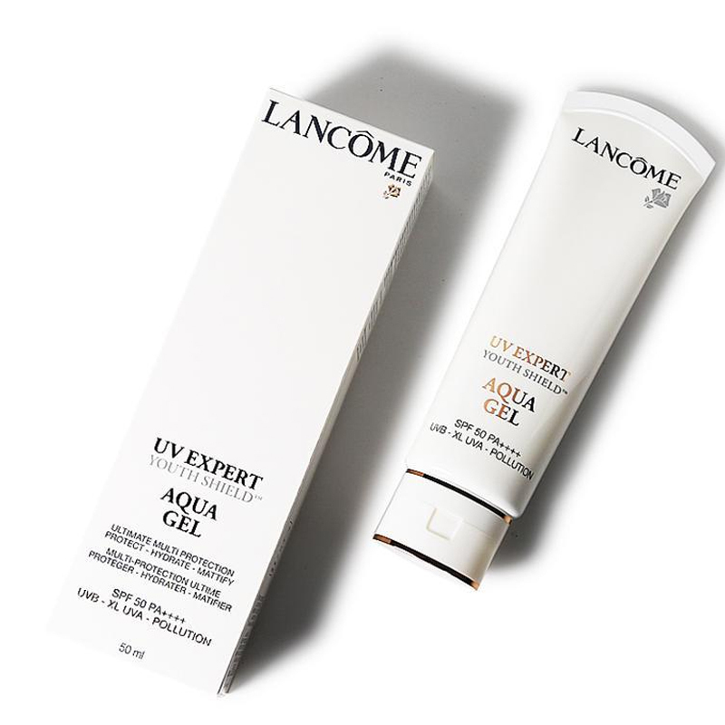 兰蔻(LANCOME)水漾轻透隔离露UV小白管空气感防晒霜 SPF50PA++++柔皙轻透防晒霜50ml (清爽/型)高清大图