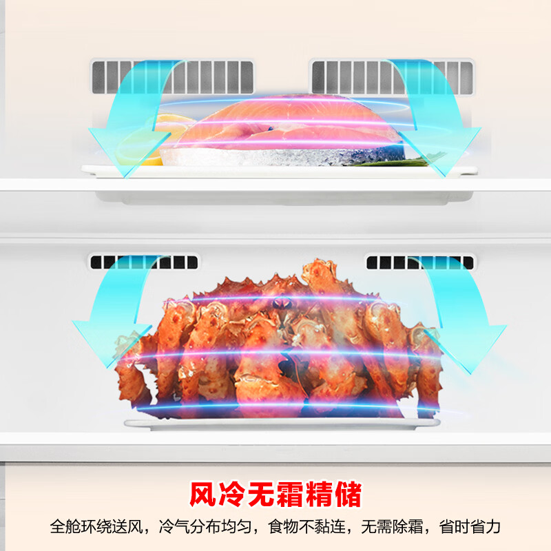容声大冰象201升立式家用小型抽屉式冰柜冷柜冷冻冷藏单门小冰箱 BD-201E30LNLAD高清大图
