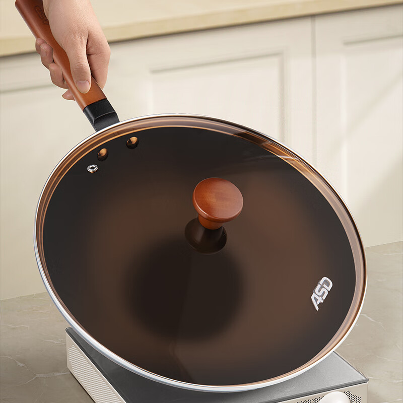 爱仕达 甄铁无涂层 炒锅高清大图