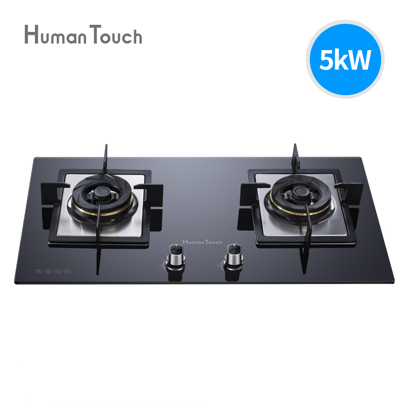 HUMANTOUCH（慧曼）燃气灶家用嵌入式双灶天然气大火力煤气灶 抽油烟机燃气灶套餐套装组合