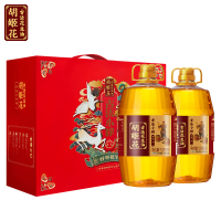 年货粮油礼盒 胡姬花古法小榨花生油1.918L*2 送礼礼盒装一级压榨花生食用油 春节礼品