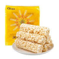 米老头休闲零食满嘴香米通花生味350g大米粗粮谷物米棒膨化食品
