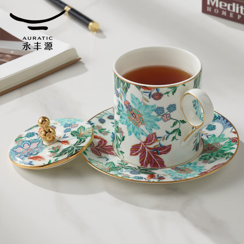 永丰源幸福满园-3件套盖杯(白/无底花纸)高清大图