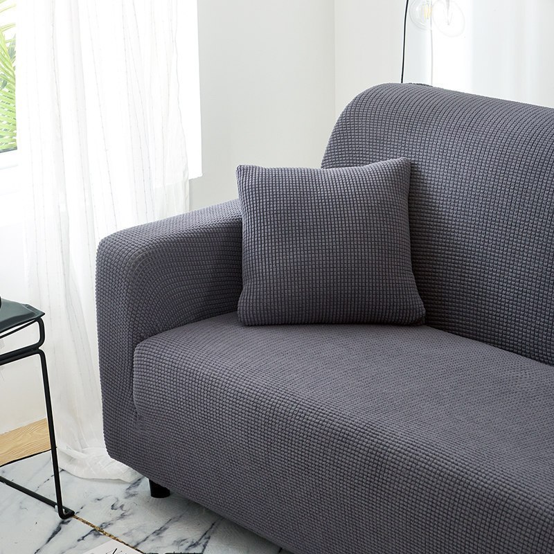 沙发套全包卍能全盖沙发罩四季沙发垫现代简约客厅通用弹力布艺金属灰