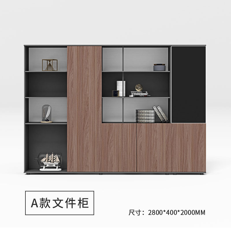 慧采云 文件柜办公家具资料柜高柜老板办公室书柜简约现代资料柜背景柜子