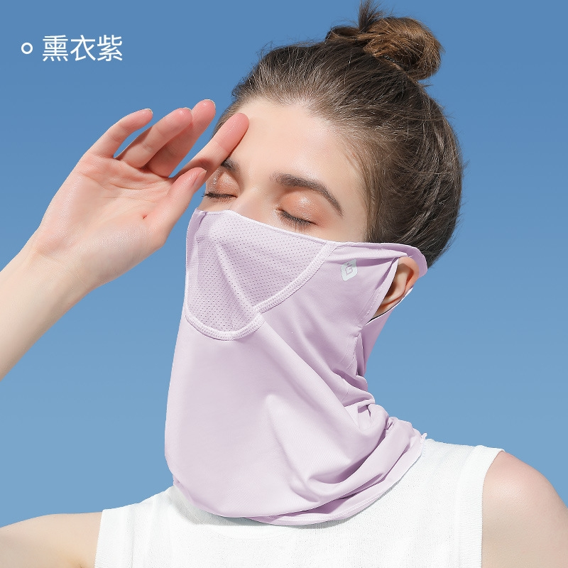 夏季开车防晒面罩女 迈高登遮脸面罩开车户外骑车防晒围脖女骑行