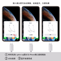 线控入耳式苹果耳机手机7p适用iPhone7plus/8P/X/iPad有线扁头接口8/XSMax/XR/11pro