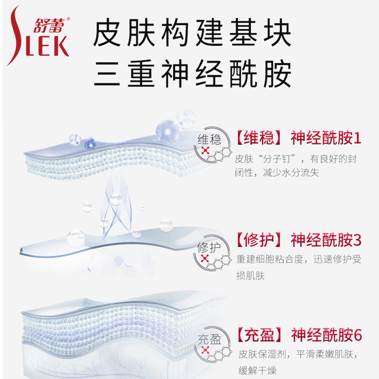 舒蕾 强韧修护洗发露200ml+水润柔肤沐浴露200ml高清大图